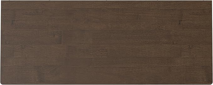 SIMPLIHOME Harper Buffet - 38 inch Wide Solid Hardwood 2-Door Sideboard Buffet in Walnut Brown, Mid-Century Modern Cabinet for Dining Room or Kitchen with Adjustable Shelves and Tapered Legs