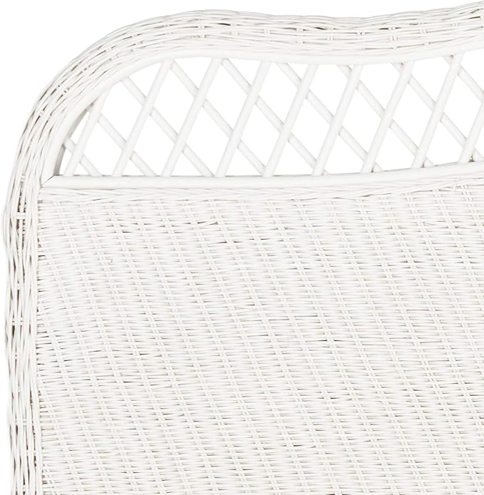 Safavieh Home Collection Sephina White Rattan Headboard (Full)