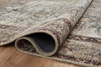 Loloi Amber Lewis Georgie Collection GER-04 Teal/Antique 8'-4" x 11'-6", .19" Pile Height, Area Rug