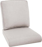 Outdoor Chair Cushions for Patio Furniture - 1 Pack Outside Durable Thick Replacement Cushion 22x24 with Zipper Cover for Wicker Glider Rocking Chairs Loveseat Couch – Beige/Regular