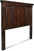 Signature Design by Ashley Reylow Traditional Poster Headboard ONLY, Queen, Dark Brown