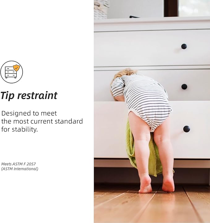 Signature Design by Ashley Cielden Coastal 6-Drawer Dresser, Bronze-Tone Knobs, Safety Stop, Textured Cane Details, 62.01" W x 19.65" D x 35.67" H, Light Brown