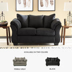 Signature Design by Ashley Darcy 1` Loveseat, Black