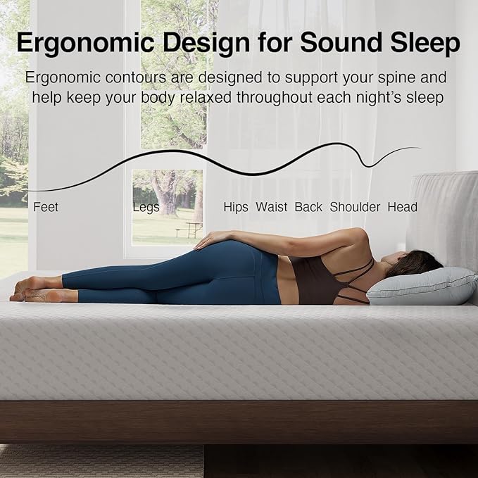 Novilla Full Size Mattress, 10 Inch Memory Foam Mattress Full for Balanced Support & Pressure Relief, Cooling Comfort for Nightlong Refreshment, CertiPUR-US Certified Mattress in a Box, Medium Firm