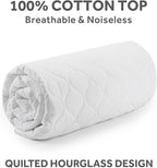 Sunbeam Electric Premium Water Resistant Restful Quilted Heated Mattress Pad, 12 Heat Settings, 12-Hour Selectable Auto Shut-Off, Fast Heating, Cozy Warming Bed, Queen, 60" x 80"