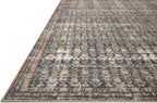 Loloi Amber Lewis Billie Collection BIL-02 Ocean/Brick 2'-6" x 12'-0", 0.19" Thick Runner Rug
