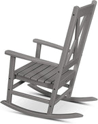 POLYWOOD® Braxton Rocker, Black