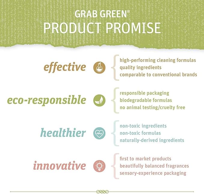 Grab Green Stoneworks Laundry Detergent Pods Sample Kit, 10 Count, Birch Branch, Fragrance Free Rain, Oak Tree, Olive Leaf, Rose Petal Scents, Plant a Tree