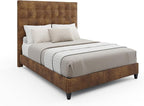 Bomber Jacket Brown Sutton King Headboard