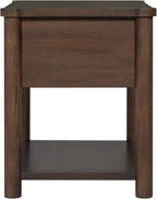 Christopher Knight Home Zeri Bedroom Nightstands Set of 2, Wood Nightstand with Drawers, Small Bedside Table Set of 2, End Table for Living Room, Multipurpose Storage Cabinet, Light Gray + Walnut