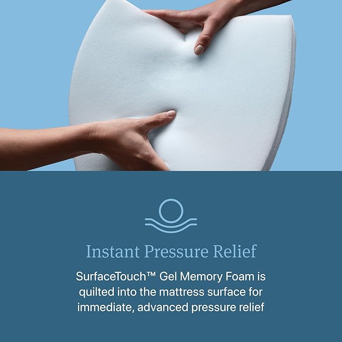 Beautyrest Days End Medium 14" Mattress - Twin XL - Cooling Tech, Supportive Durable Pocketed Coils, Pressure Relief, Motion Separation; 100 Night Sleep Trial and 10 Year Warranty