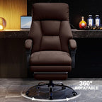 Office Chair with Leg Rest Executive Desk Chairs with Wheels High Back Computer Gaming Chairs Adjustable Reclining Ergonomic Work Chair for Home Office