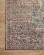 Loloi Amber Lewis Georgie Collection GER-03 Jade/Sunset 3'-9" x 5'-6", .19" Pile Height, Accent Rug