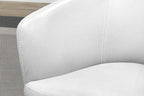 Parker Living Barolo - Snow 100% Italian Leather Swivel Club Chair