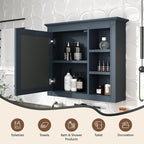 30" Bathroom Vanity with Matching Medicine Cabinet, Modern Sink Storage Cabinet with Drawers, Soft Closing Doors and Shelf, Bathroom Vanities with Sink & Mirror