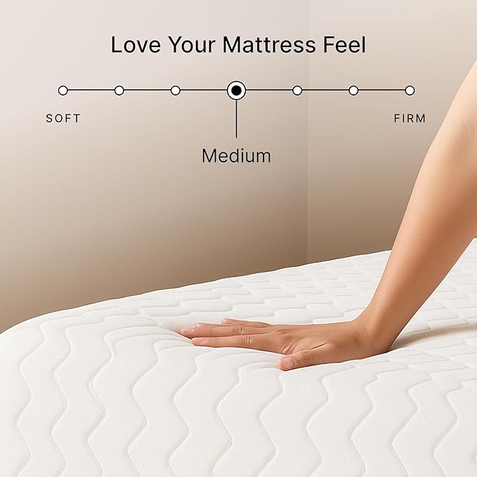 Signature Design by Ashley Chime Memory Foam 12" California King Mattress with Thick Memory and Support Foam for Pressure Relief, Fiberglass Free, Mattress In A Box