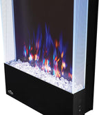 Napoleon Allure 38 inch Vertical Wall Mount Electric Fireplace - Black, NEFVC38H