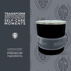 Pecksniffs Black Amber & Oud Wood Scented Candle | 1 Wick, 184g/6.49oz