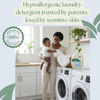 Biokleen Free & Clear Natural 3X Concentrated Liquid Laundry Detergent, 300 Loads, Plant-Based, Hypoallergenic, Removes Stains & Fights Odors, Dye Free, Unscented