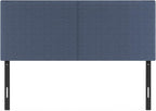 Furinno Roanne Upholstered Headboard, Full, Denim