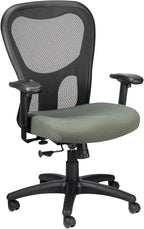 Tempur-Pedic TP9000C Mesh Swivel Task Chair with Tempur Material, Cooling Gel Layer, Adjustable Armrests, and Lumbar Support, Olive