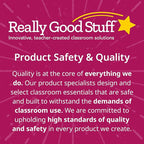 Really Good Stuff Large Plastic Book Baskets, 13.25" by 10" by 5.5" - 12 Pack, Rainbow Color, Classroom Library Organizer, Toy Storage, Multi-Purpose Organizer Basket