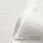 FUTEI Cream White Throw Pillow Covers 18x18 Inch Set of 2,Furry Faux Fur Teddy Boucle Textured Cushion Covers,Soft Fluffy Decorative Pillow Case,Home Decor for Couch Bed Living Room Office Car