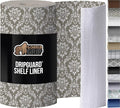 GORILLA GRIP DripGuard Shelf Liner, Non Adhesive Drawer and Kitchen Cabinet Protector, Slip Resistant BPA Free Smooth Surface Plastic Liners for Cabinets, Bathrooms, Closets, 17.5x120 Inch Beige Cream