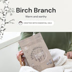 Grab Green Stoneworks Laundry Detergent Pods, 100 Count, Birch Branch Scent, Plant and Mineral Based, Cleans Deeply, Eliminates Odors, Fights Stains,