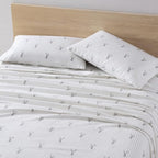 Eddie Bauer - Twin Sheets, Cotton Flannel Bedding Set, Brushed For Extra Softness, Cozy Home Decor (Deer Lodge, Twin)