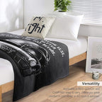 Baseball Throw Blanket for Kids & Adults - Soft, Warm, Cozy Fleece for Couch, Sofa, Bed - 50"x60"