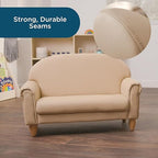 Children's Factory As We Grow Chair and Couch, Flexible Seating for Daycare or Preschool, Kids Reading Couch, Playroom Furniture, Buff