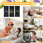 Moist Cotton Towel Bulk Moist Towelettes Individually Wrapped 8.7" x 8.7",White Towel Services,Refreshment Pre Moistened Towels Lavender,Lemon and Mint for Sport Party Spa(Pack of 300)