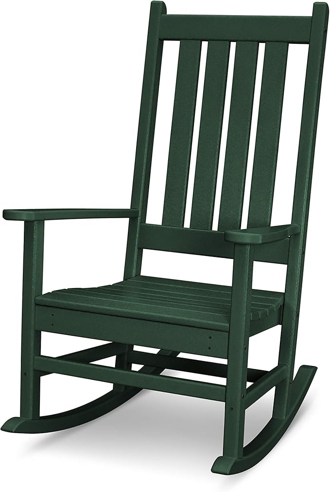 Polywood® Vineyard Porch Rocking Chair in Green