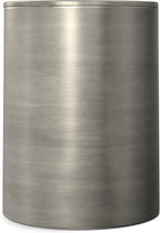 SIMPLIHOME Corbin Industrial 16 Inch Wide Metal Side Table in Antique Silver, Fully Assembled, For the Living Room and Bedroom