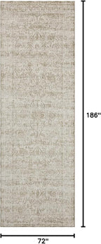 Loloi Amber Lewis Honora Collection HON-01 Ivory/Natural 11'-6" x 15'-6" Area Rug
