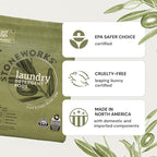 Grab Green Stoneworks Natural Laundry Detergent Powder Pods, Oak Tree, 50 Loads