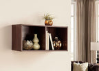 ClosetMaid Cubeicals 2-Cube Storage Shelf Organizer - Stackable or Wall-Mountable, Easy Assembly, Dark Cherry Finish