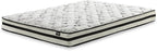 Signature Design by Ashley Full Size Chime 8 Inch Medium Firm Innerspring Mattress with Pressure Relief Quilt Foam, Fiberglass Free, Mattress In A Box