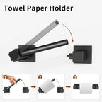 Matte Black Bathroom Accessories Set, 4 Pieces Bathroom Hardware Set with Towel Racks for Bathroom,16 Inch Towel Bar, Stainlless Steel Bathroom Set Wall Mounted