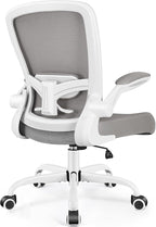 FelixKing Office Chair, Ergonomic Desk Chair Breathable Mesh Chairs Adjustable High Back Lumbar Support Flip-up Armrests, Executive Rolling Swivel Comfy Computer Chairs Home Office Gray
