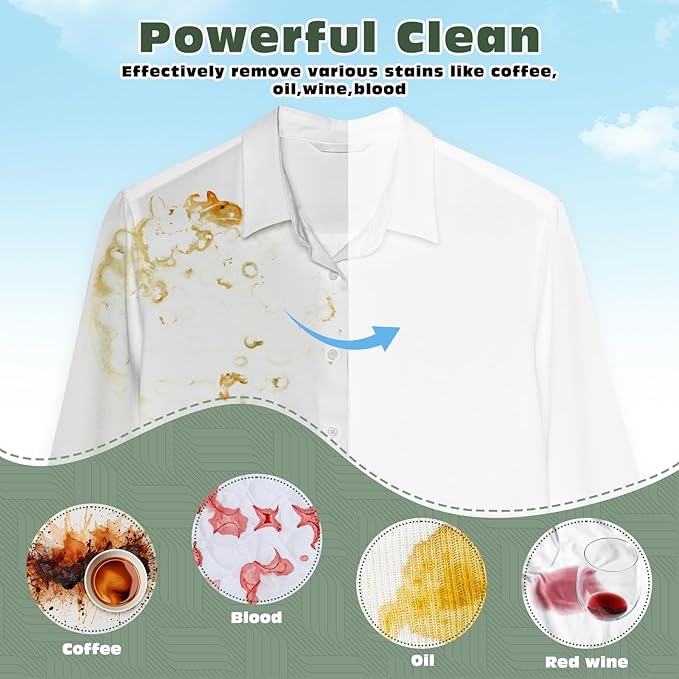 1000 Loads Mega Pack Laundry Detergent Sheets, Eco-friendly Laundry Sheets, Powerful Cleaning, Suitable for Homes, Dorms, and Apartments - [Fresh Scent]