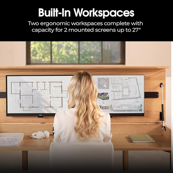 Transformer Table Adjustable Desk, Simple Modern Home Office Desk with Storage, Folding Table Small Desk into Dining Table, Multiuse Computer Desk Gaming Desk, Work from Home Essentials (1 Unit)