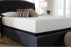 Signature Design by Ashley Twin Size Chime 10 Inch Medium Firm Memory Foam Mattress with Green Tea & Charcoal Gel for Pressure Relief, Fiberglass Free, Mattress In A Box