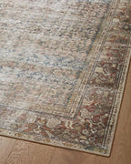 Loloi Amber Lewis Georgie Collection GER-09 Multi/Spice 3'-0" x 10'-0", .19" Pile Height, Runner Rug
