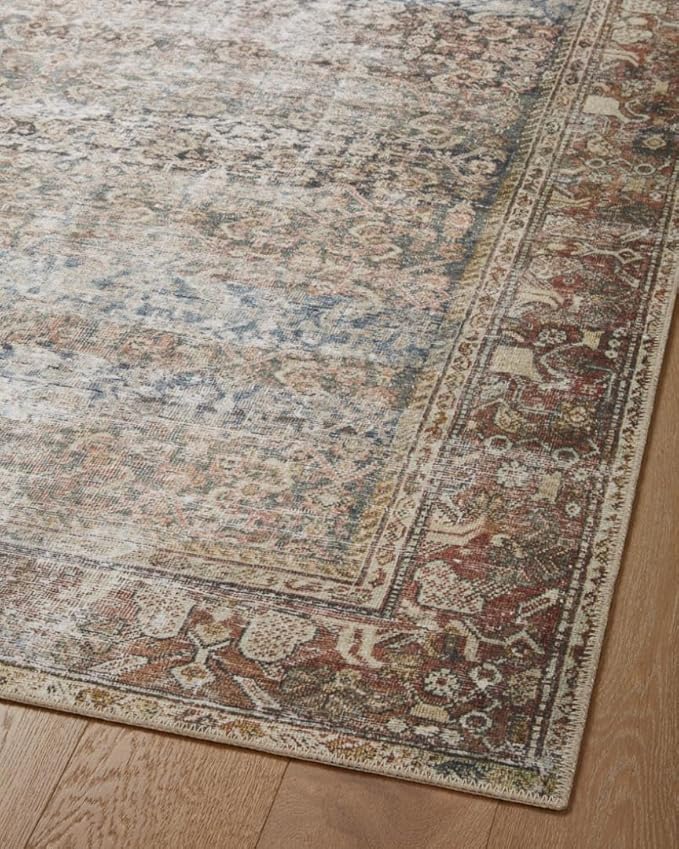 Loloi Amber Lewis Georgie Collection GER-09 Multi/Spice 2'-0" x 5'-0", .19" Pile Height, Accent Rug