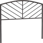 Hillsdale Essex Queen Metal Headboard, Gray Bronze, 2346-570