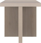 Henn&Hart 22" Wide Square Side Table in Alder White, for Home, Living Room, Bedroom, Entertainment Room, Office