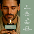 Pecksniffs Black Bourbon & Mandarin Scented Candle | 1 Wick, 184g/6.49oz