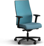 HON Ignition 2.0 Mid Back Task Chair, Spectrum Mesh, Advanced Synchro-Tilt Control, Office Chair with Lumbar Support, Height and Width Adjustable Arms, Black Frame, Sky